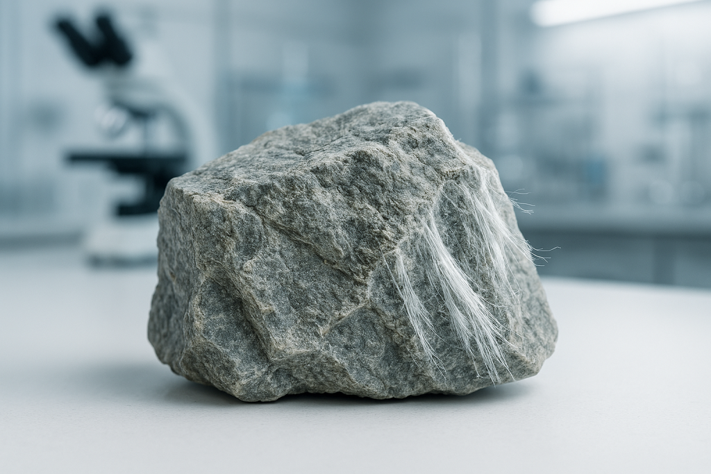 20251103 1224 Échantillon de roche asbeste simple compose 01k94q90d8emm8a89vysmwp72j